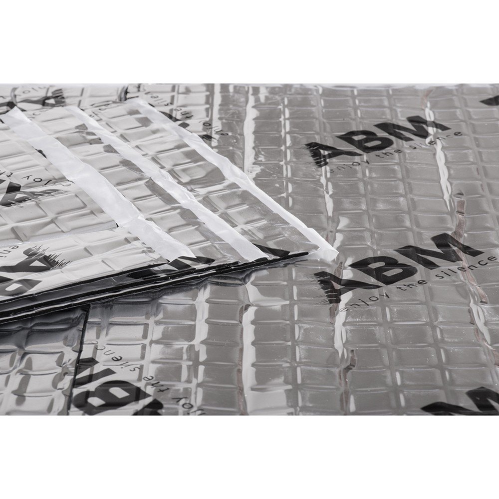 Self-adhesive Butyl Soundproofing Mat ABM Xtreme Premium in sheets, 1.5mm, 0.05m2 ABM Insulation Self-adhesive Butyl Soundproofing Mat ABM Xtreme Premium in sheets, 1.5mm, 0.05m2 Butyl Soundproofing Mats ABM Xtreme acoustic insulation ABM Insulation