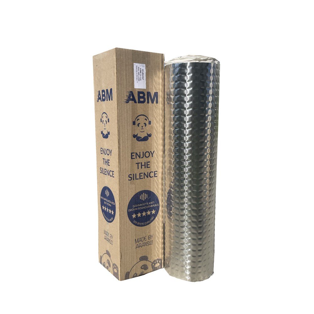 Self-adhesive Butyl Soundproofing Mat ABM Professional in rolls 1.5mm, 2m2 Butyl Soundproofing Mats ABM Professional abm premium butyl matt ABM Insulation