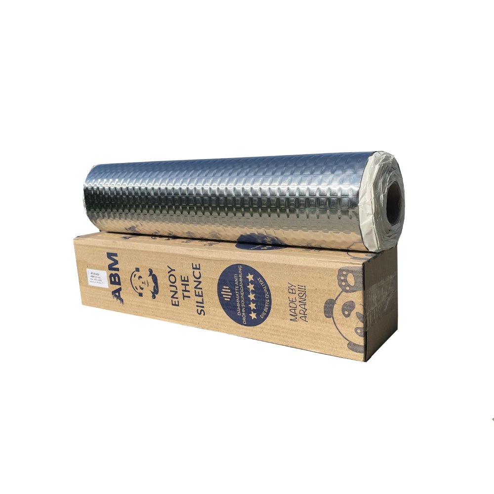 Butyl Soundproofing Self-adhesive Mat ABM Professionalin rolls, 2mm, 1m2 ABM Insulation Butyl Soundproofing Self-adhesive Mat ABM Professionalin rolls, 2mm, 1m2 Butyl Soundproofing Mats ABM Professional abm butyl matt ABM Insulation