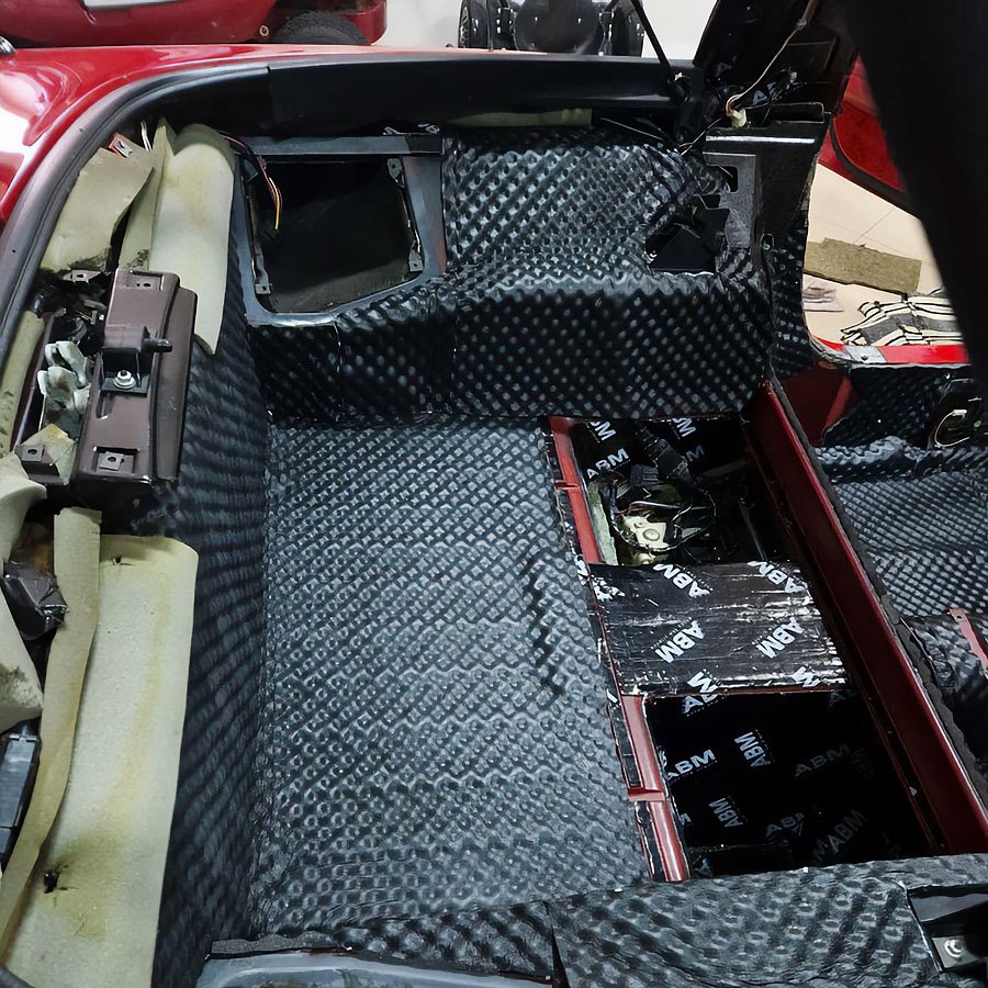 Sound Absorbing Acoustic Foam with Memory Foil ABM WAVE Self-adhesive, 15mm, 1m2 ABM-Insulation-PFPAM15FOLIA-EA-05 Sound Absorbing Acoustic Foam with Memory Foil ABM WAVE Self-adhesive, 15mm, 1m2 ABM-Insulation-PFPAM15FOLIA-EA-05