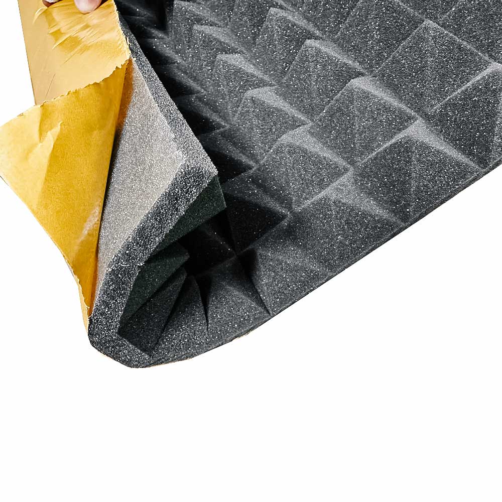 Acoustic foam ABM PYRAMIDS Self-adhesive, 50mm, 0.25m2 ABM Insulation Acoustic foam ABM PYRAMIDS Self-adhesive, 50mm, 0.25m2 Acoustic Absorbing Soundproofing Foam acoustic foam ABM Insulation