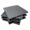 Acoustic foam ABM PYRAMIDS Self-adhesive, 50mm, 0.25m2 Acoustic Absorbing Soundproofing Foam acoustic foam ABM Insulation
