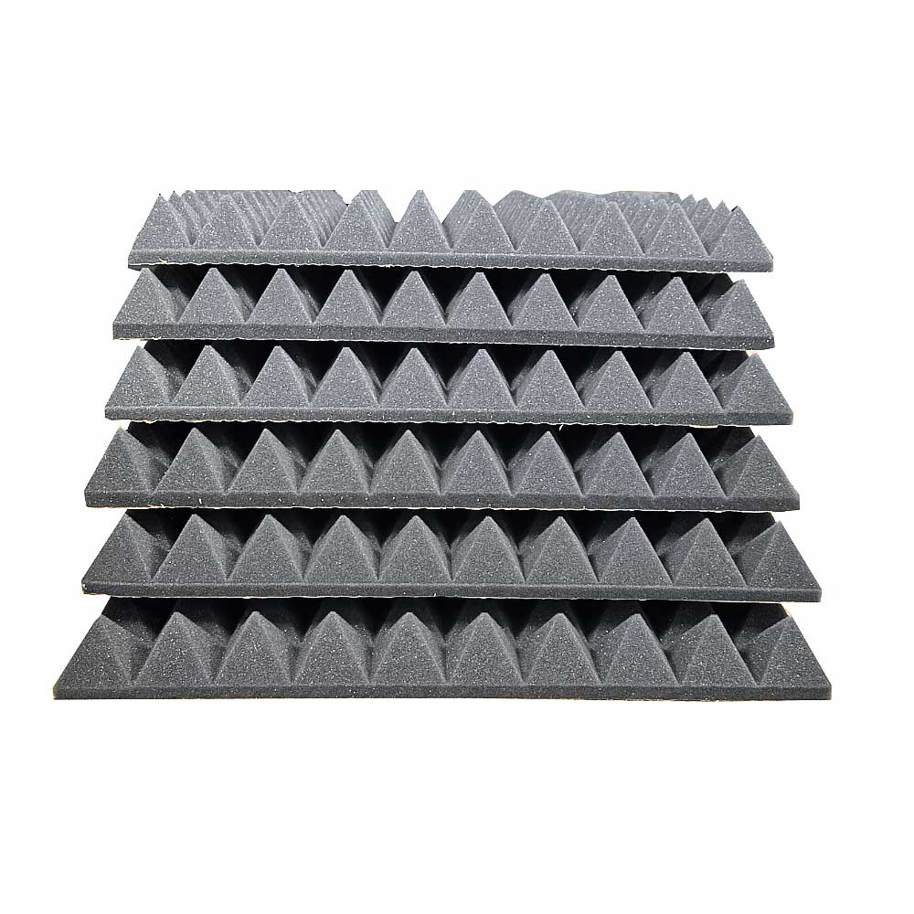 Acoustic foam ABM PYRAMIDS Self-adhesive, 50mm, 0.25m2 ABM Insulation Acoustic foam ABM PYRAMIDS Self-adhesive, 50mm, 0.25m2 Acoustic Absorbing Soundproofing Foam acoustic foam ABM Insulation