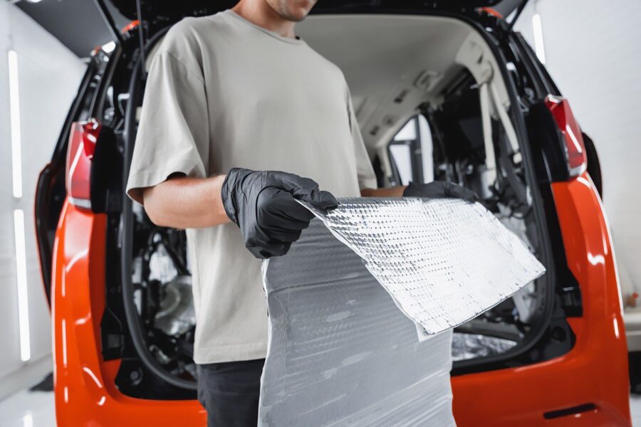 How to improve acoustic comfort in the car? Effective soundproofing of the car with butyl mats Advices ABM Insulation