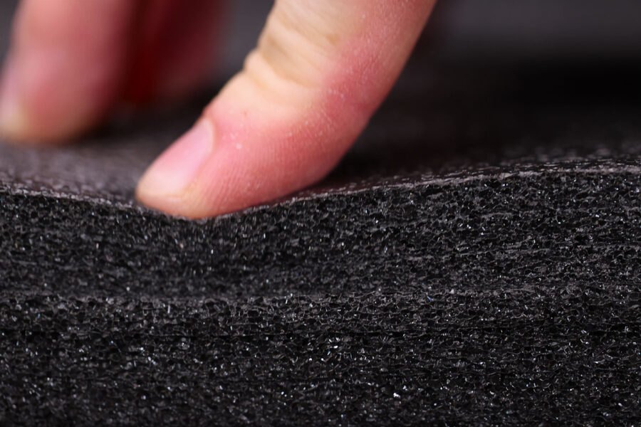 How do rubber foams work in soundproofing and what are their insulation properties? abm-201-1