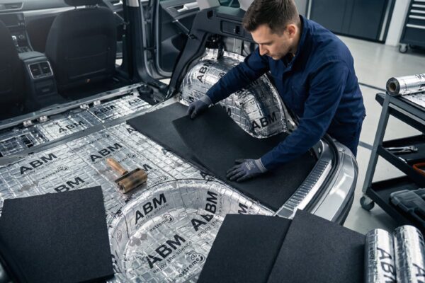 Why apply rubber foam over butyl mat when soundproofing a car?  abm-b-57